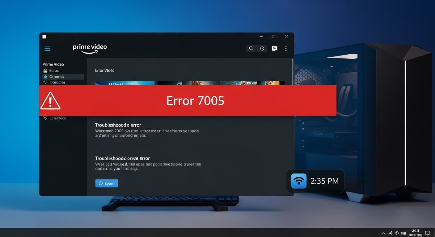 Error 7005: Windows Prime Video Streaming Failure