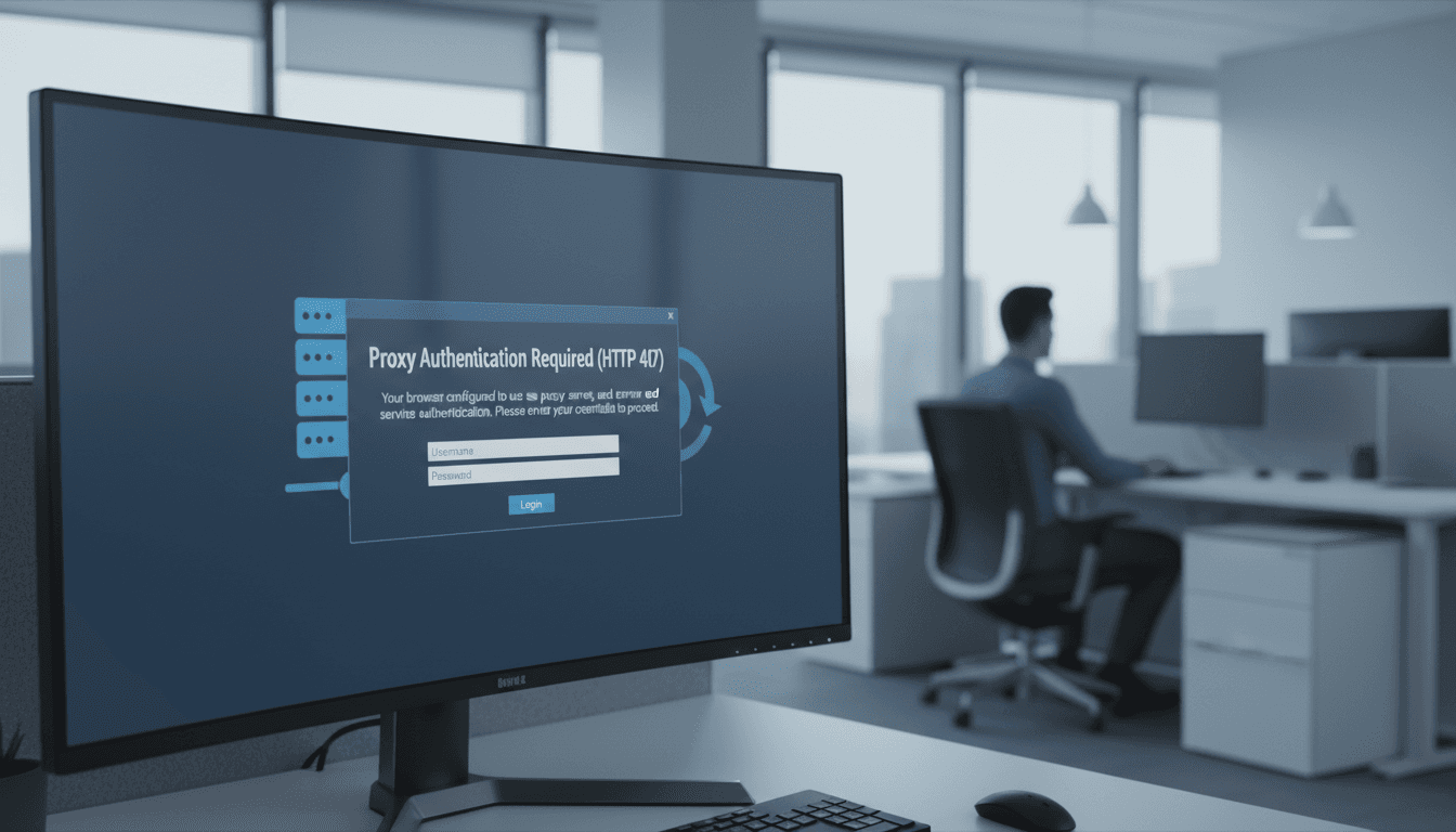 Proxy Authentication Required Error (HTTP 407)