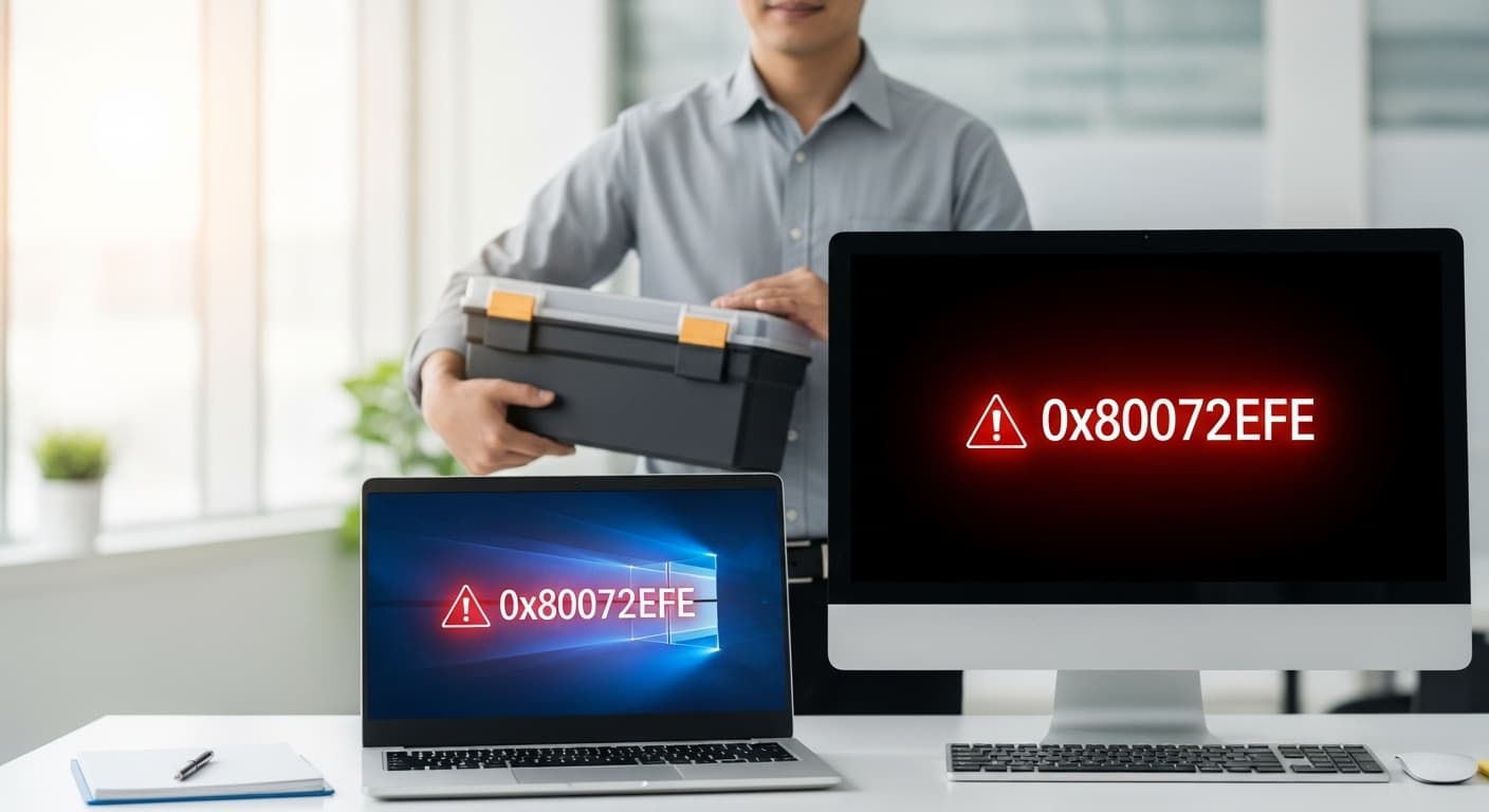 Error 0x80072EFE: Windows Network Connection Failure