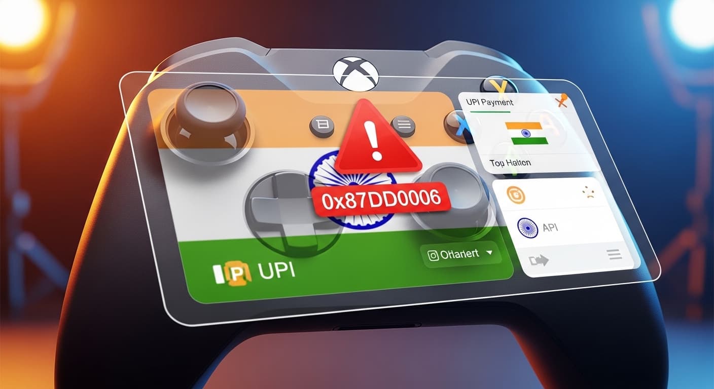 Xbox 0x87DD0006 UPI GPay Payment Error