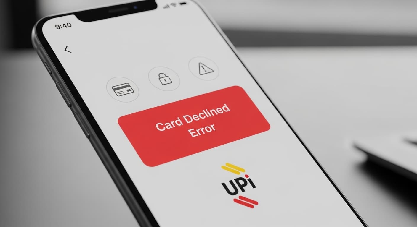 Card Declined Error: Why Your UPI Payment Was Rejected