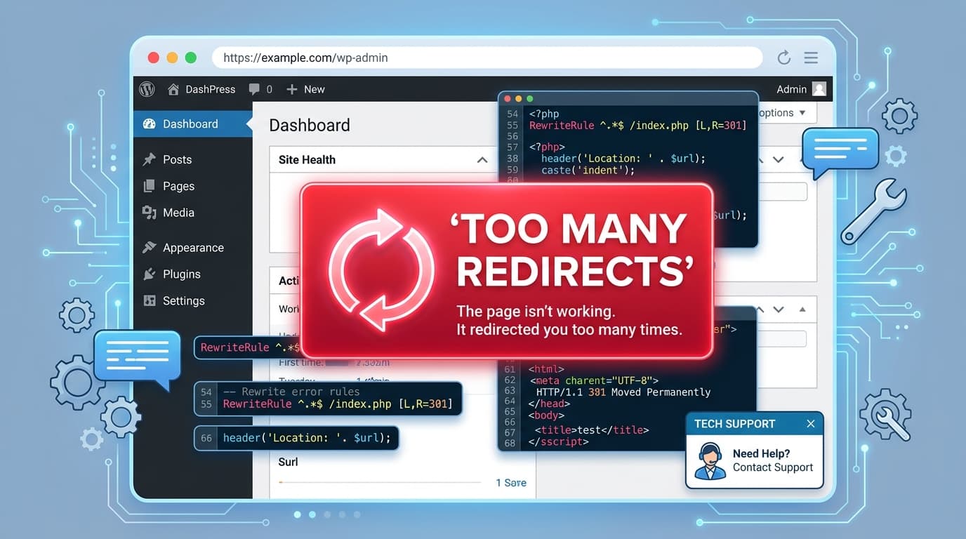 Error 310: Too Many Redirects